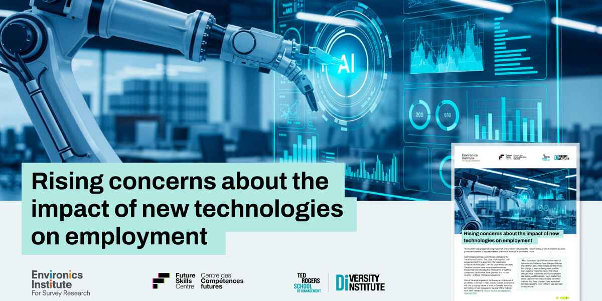 A robotic arm interacts with a digital AI interface in a modern factory. Inset: A report titled 